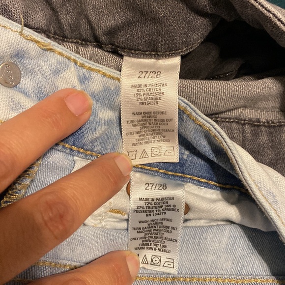 Boys (young man) Aeropostale skinny distress jeans bundle 27/28 - Picture 6 of 6